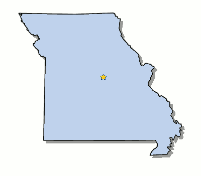 map of Missouri