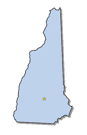 map of New Hampshire